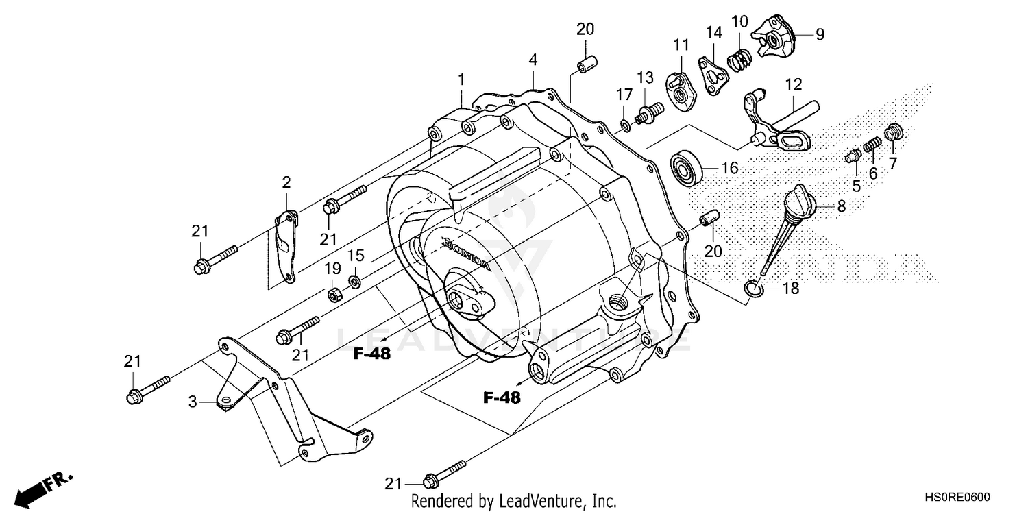 FRONT CRANKCASE COVER (1)