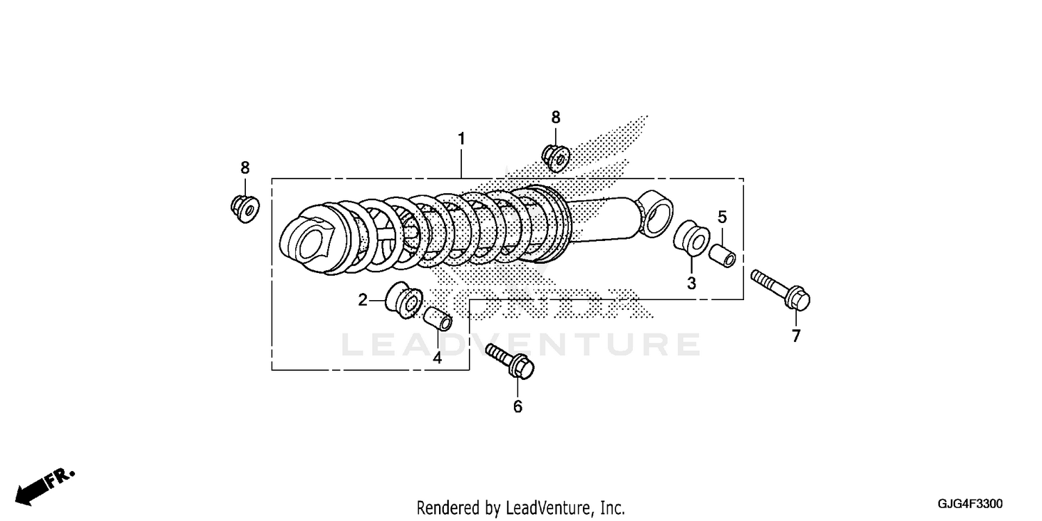 REAR SHOCK ABSORBER