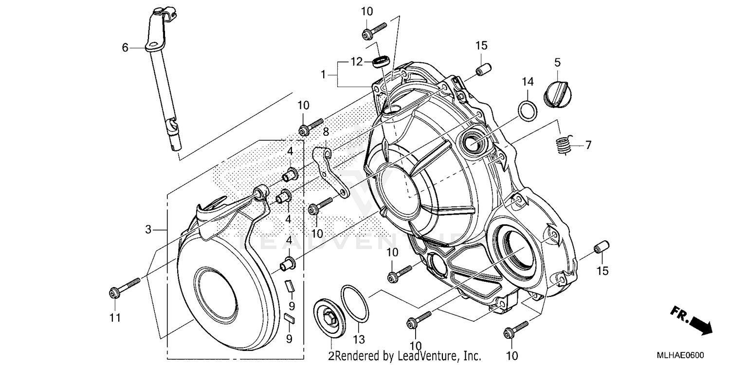 RIGHT CRANKCASE COVER