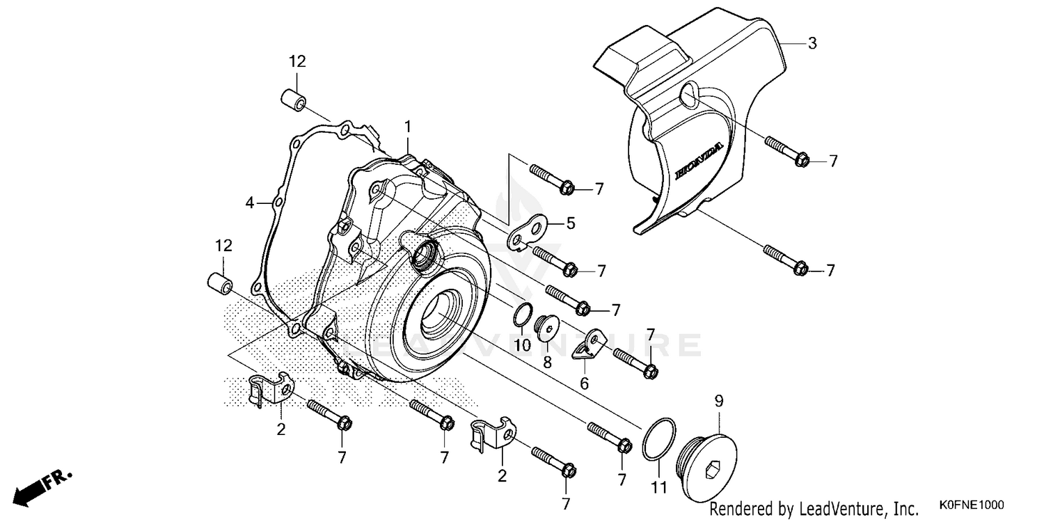 LEFT CRANKCASE COVER