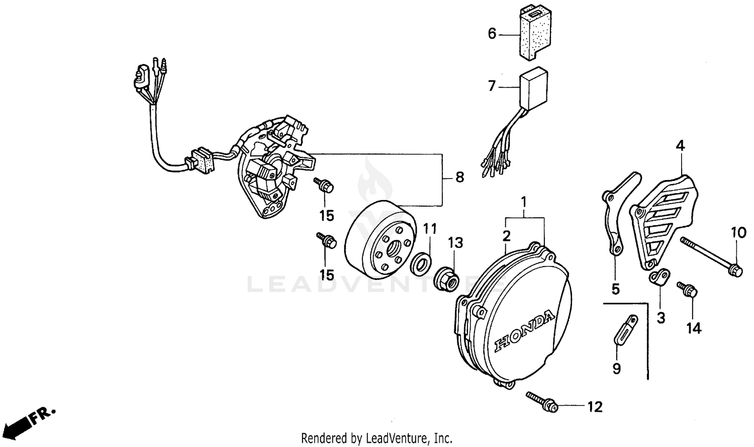 LEFT CRANKCASE COVER