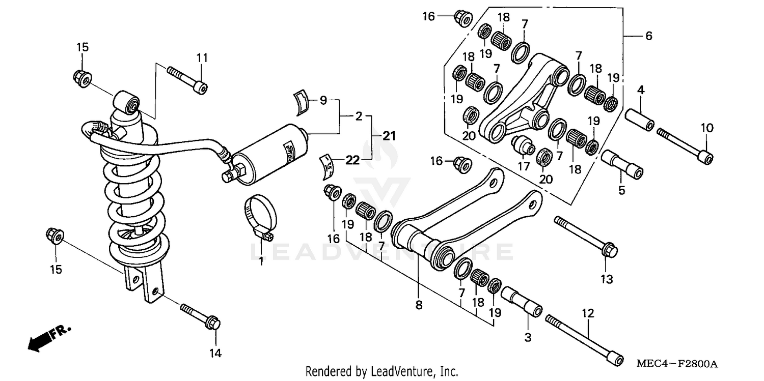 REAR SHOCK ABSORBER