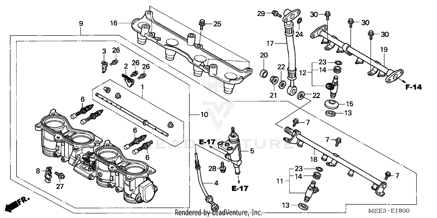 THROTTLE BODY ('03-'04)