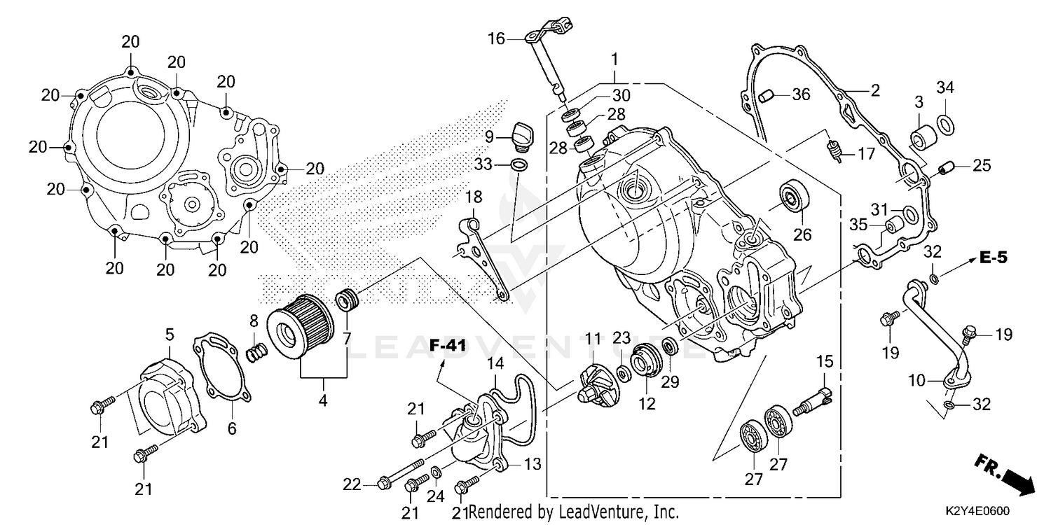 RIGHT CRANKCASE COVER
