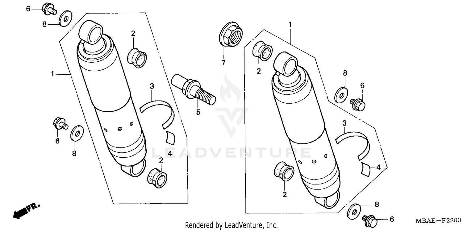 REAR SHOCK ABSORBER