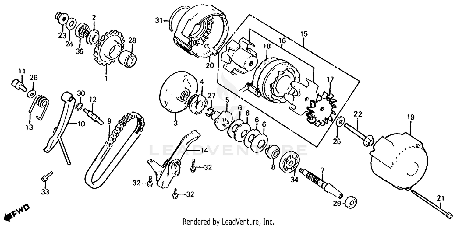 STARTER CLUTCH + ALTERNATOR