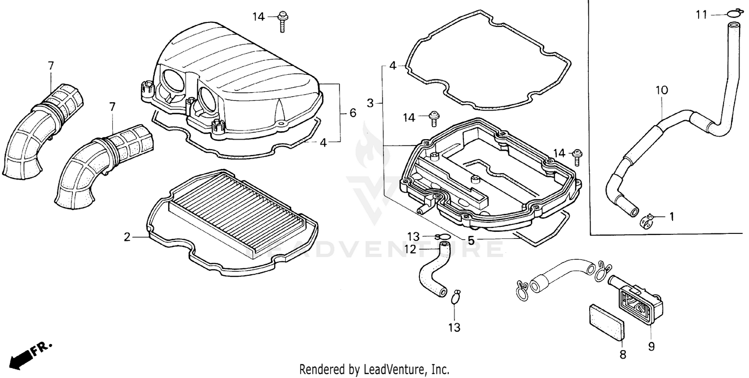 F2 AIR CLEANER 91-94