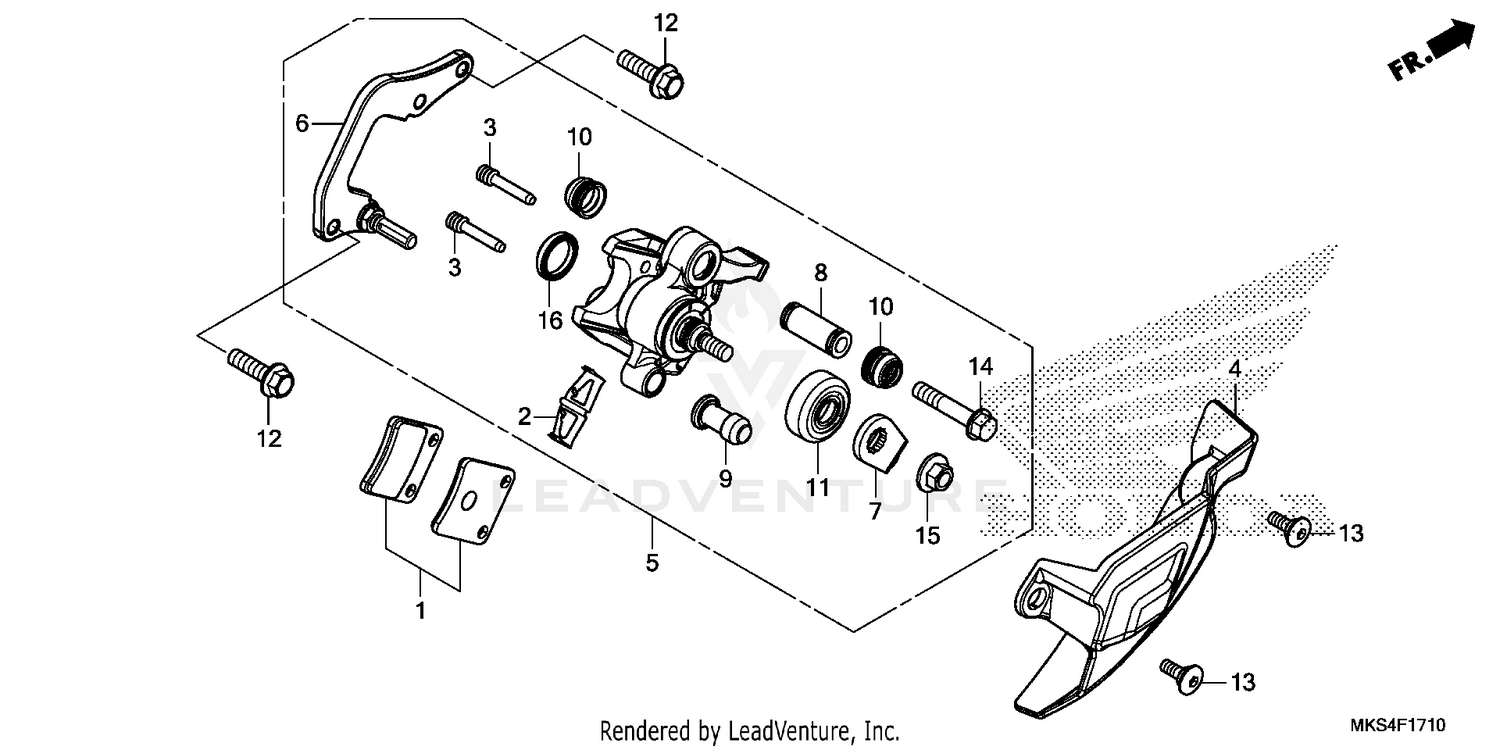 PARKING BRAKE CALIPER
