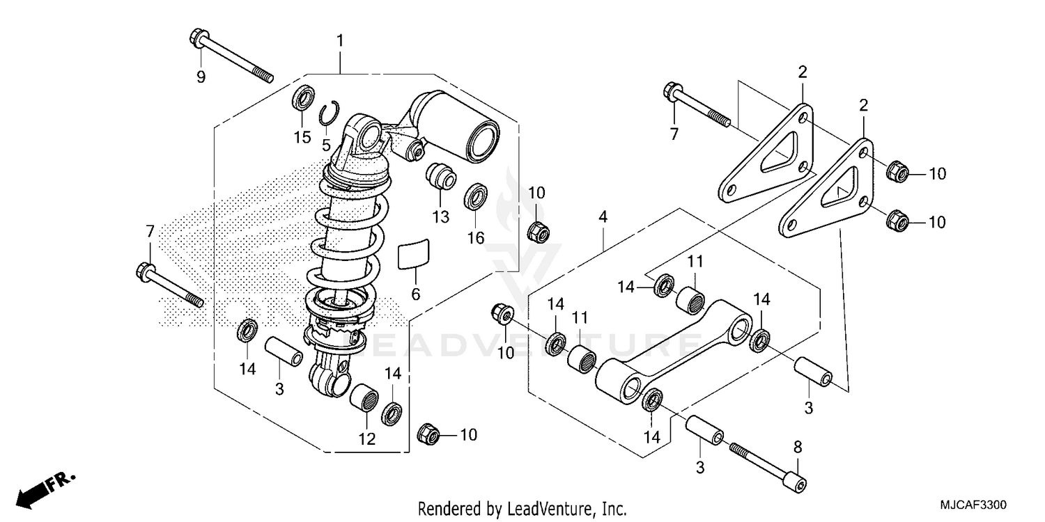 REAR SHOCK ABSORBER (1)