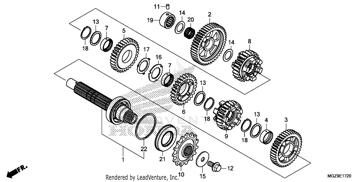 TRANSMISSION             (COUNTERSHAFT)