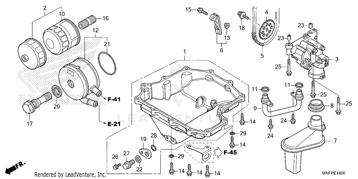 OIL PAN@OIL PUMP