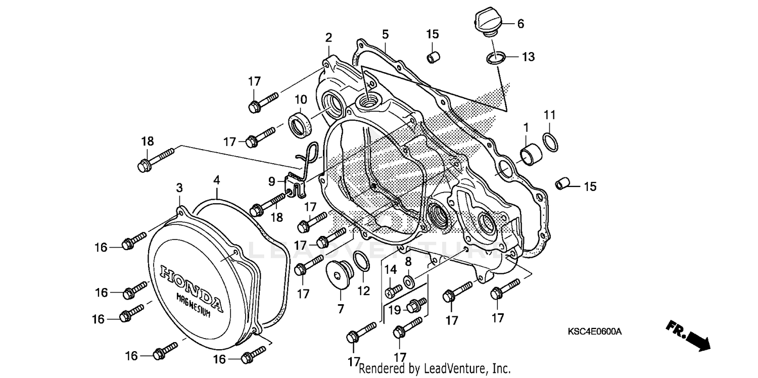 RIGHT CRANKCASE COVER