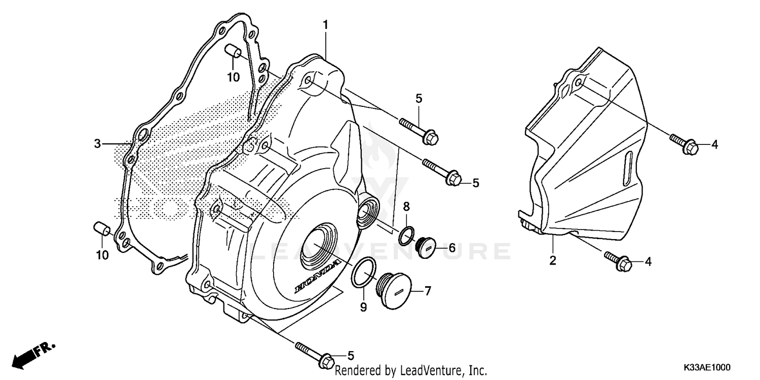 LEFT CRANKCASE COVER