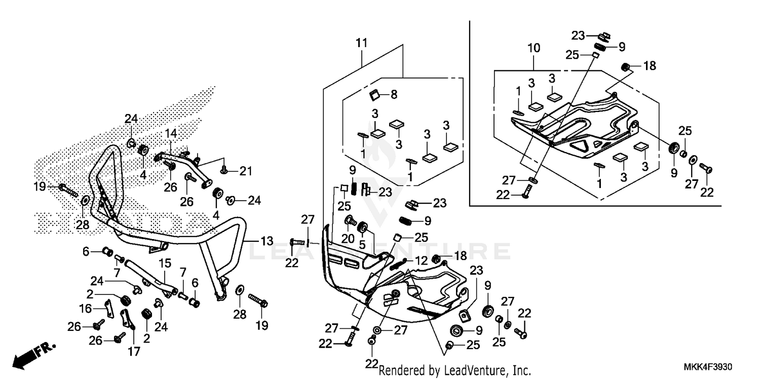 FRONT SIDE PIPE@SKID     PLATE
