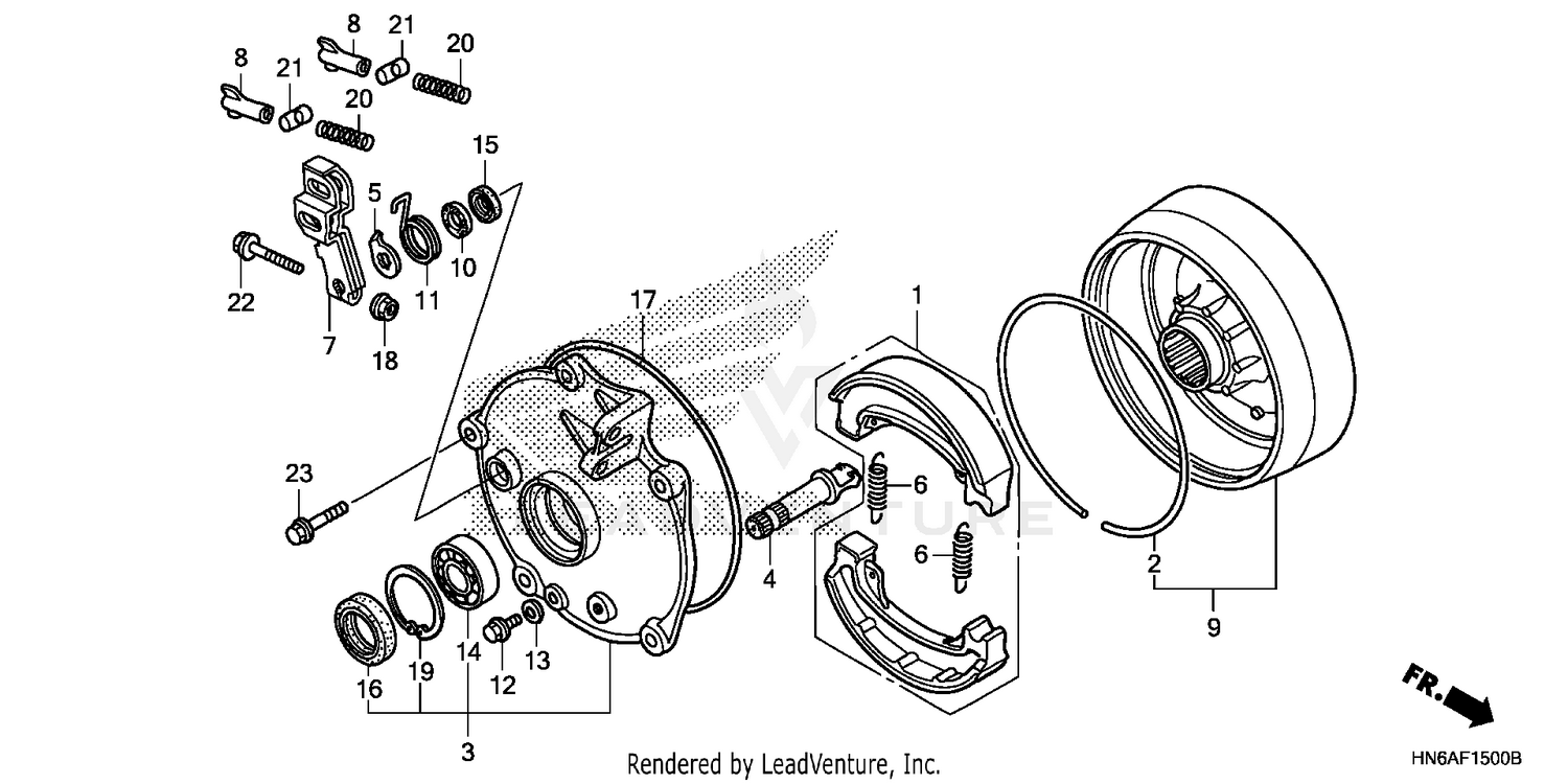 REAR BRAKE DRUM