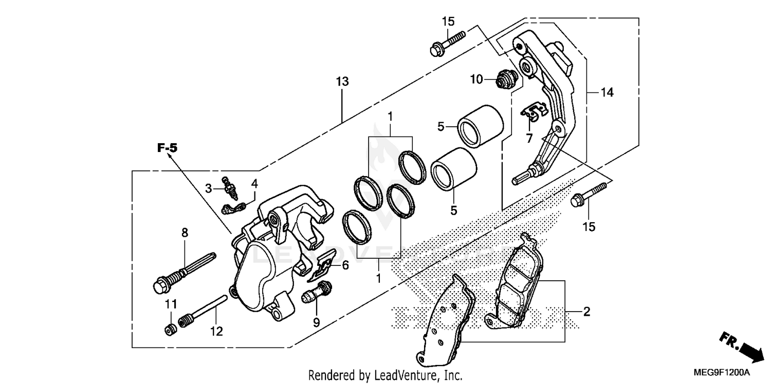 FRONT BRAKE CALIPER (1)