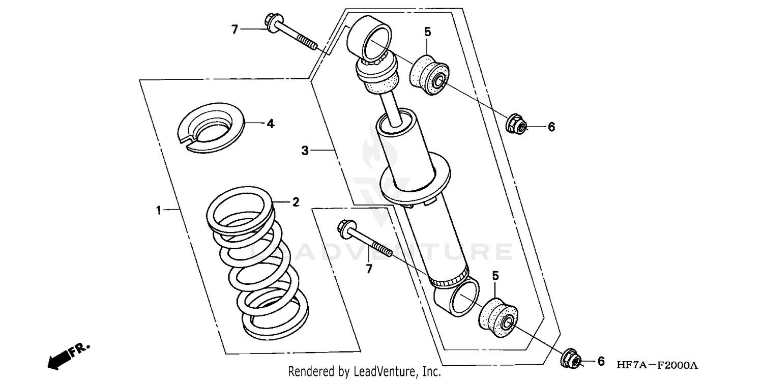 REAR SHOCK ABSORBER