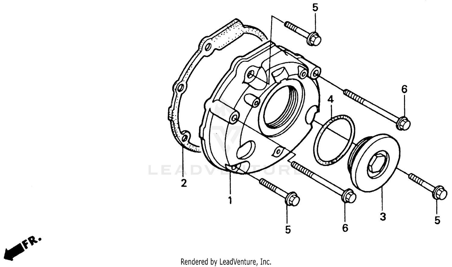 LEFT CRANKCASE COVER