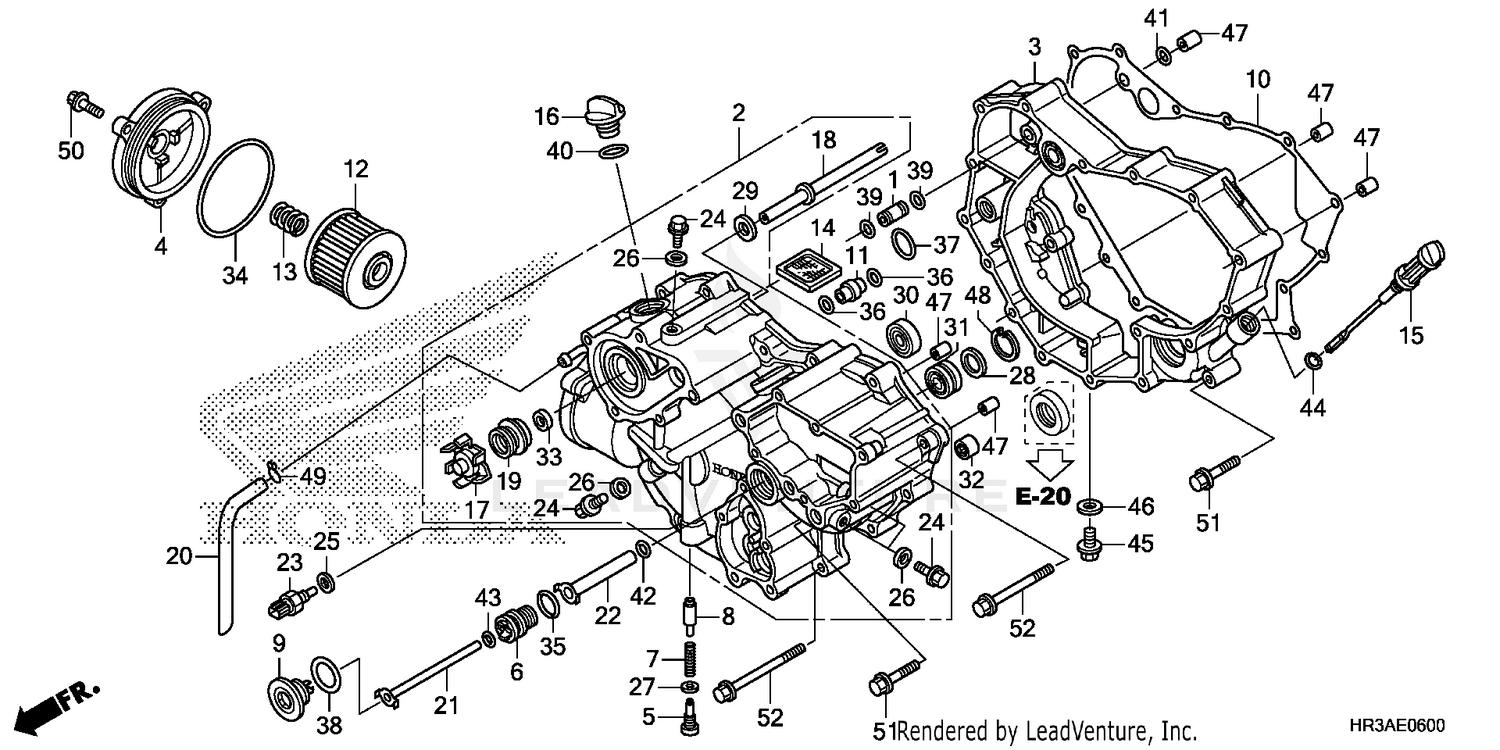 FRONT CRANKCASE COVER    (1)