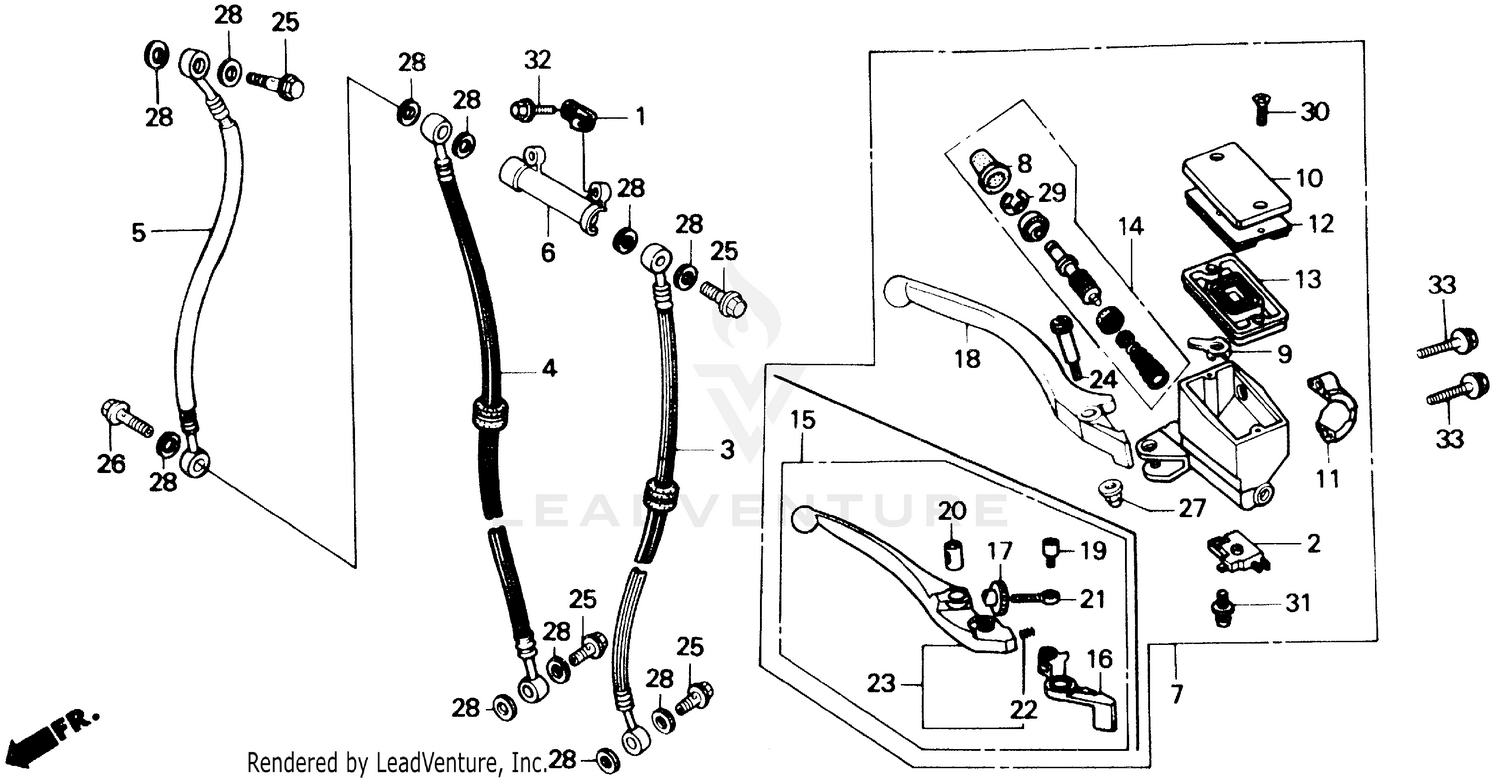 FRONT BRAKE MASTER CYLINDER