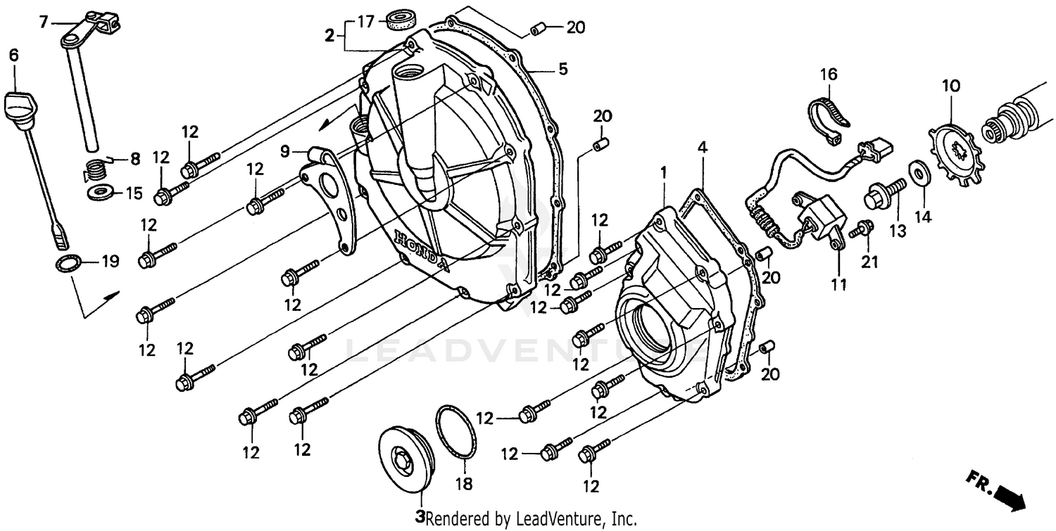 RIGHT CRANKCASE COVER