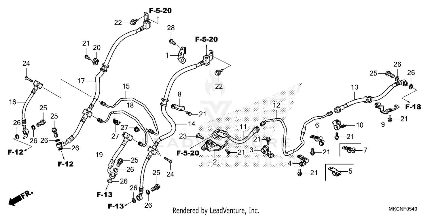 BRAKE HOSE@BRAKE PIPE