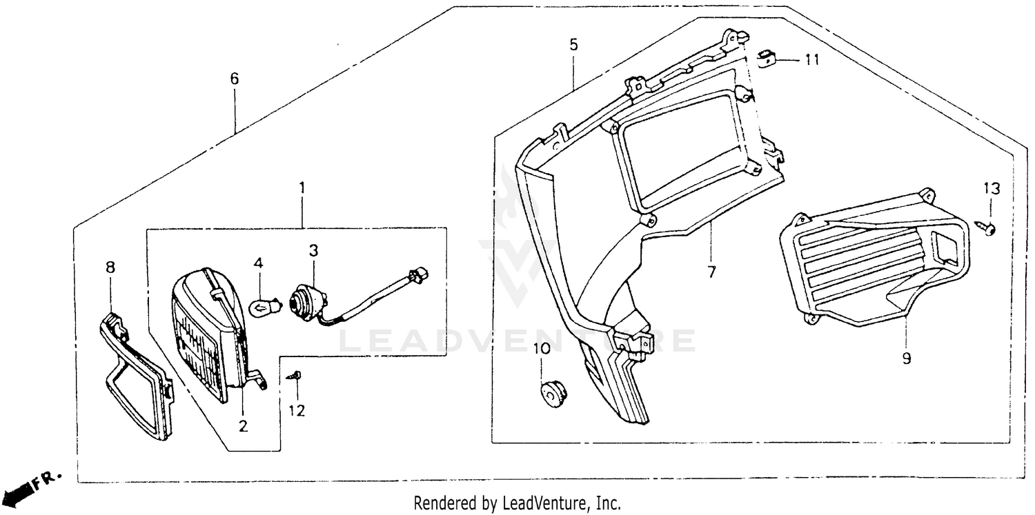 R. SIDE UNDER COWL SET 92