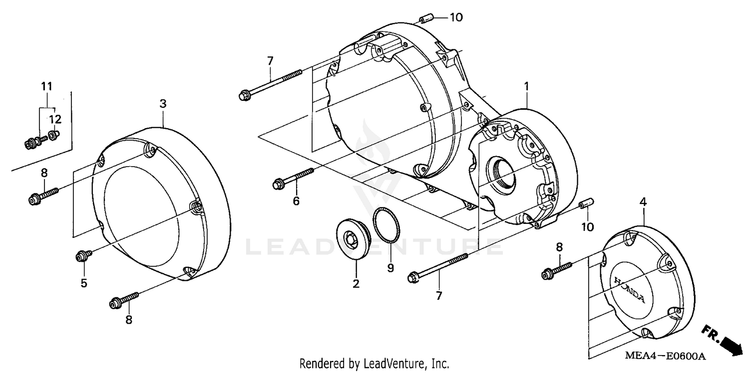 RIGHT CRANKCASE COVER