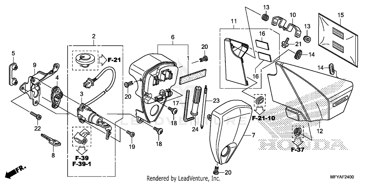SIDE COVER@TOOLS         @COMBINATION SWITCH