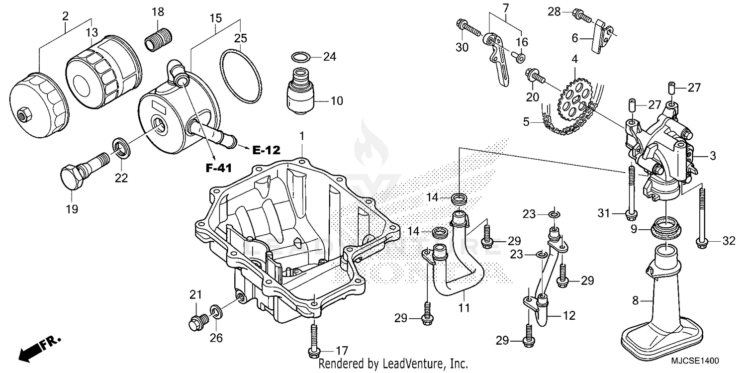 OIL PAN@OIL PUMP