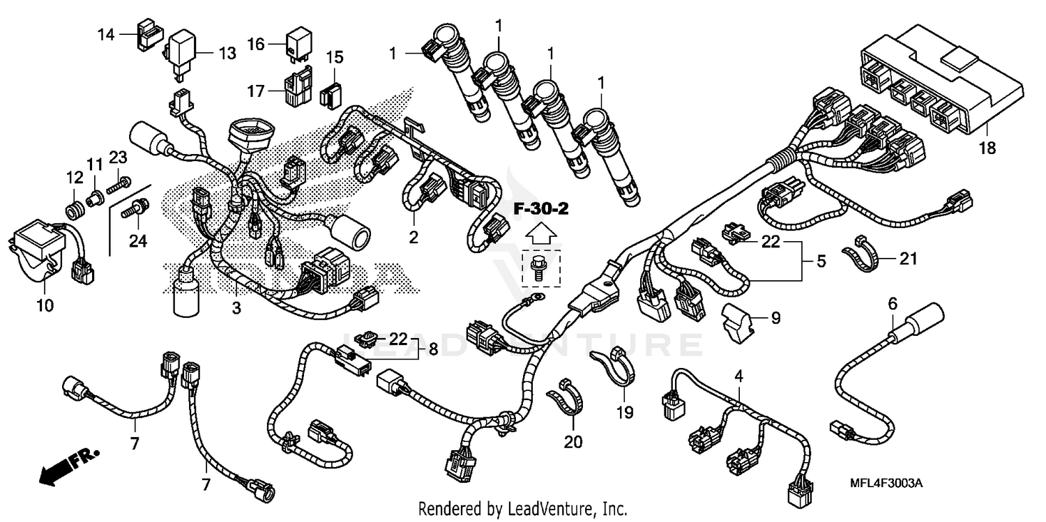 SUB HARNESS (CBR1000RA)