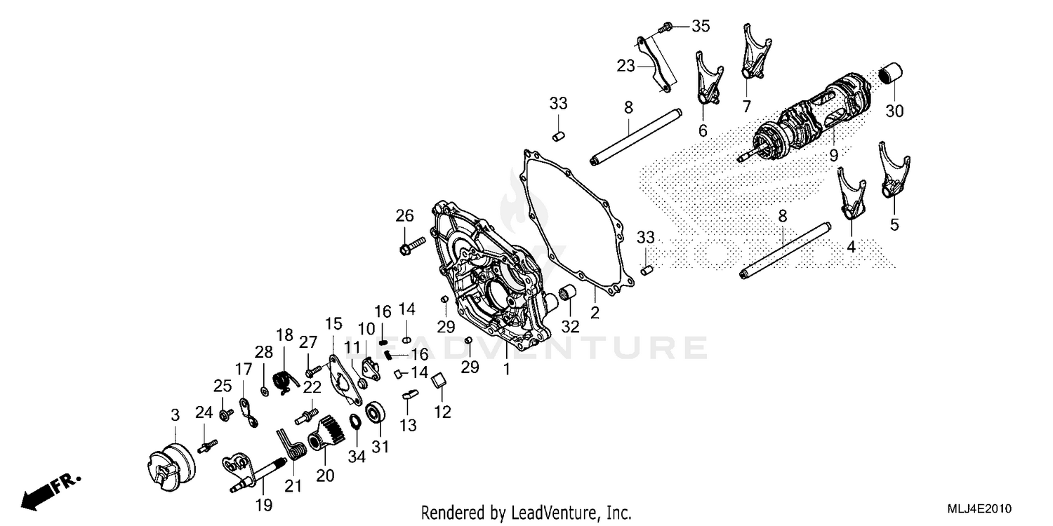 SHIFT DRUM@SHIFT FORK    (DCT)