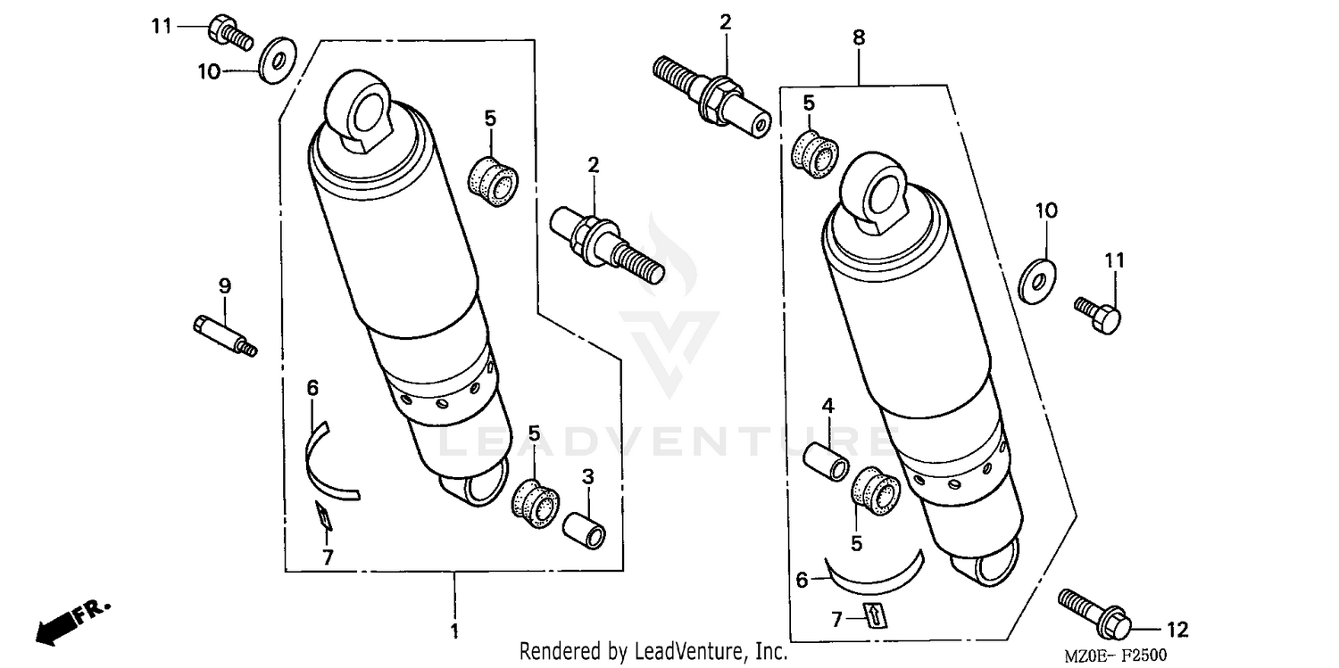 REAR SHOCK ABSORBER