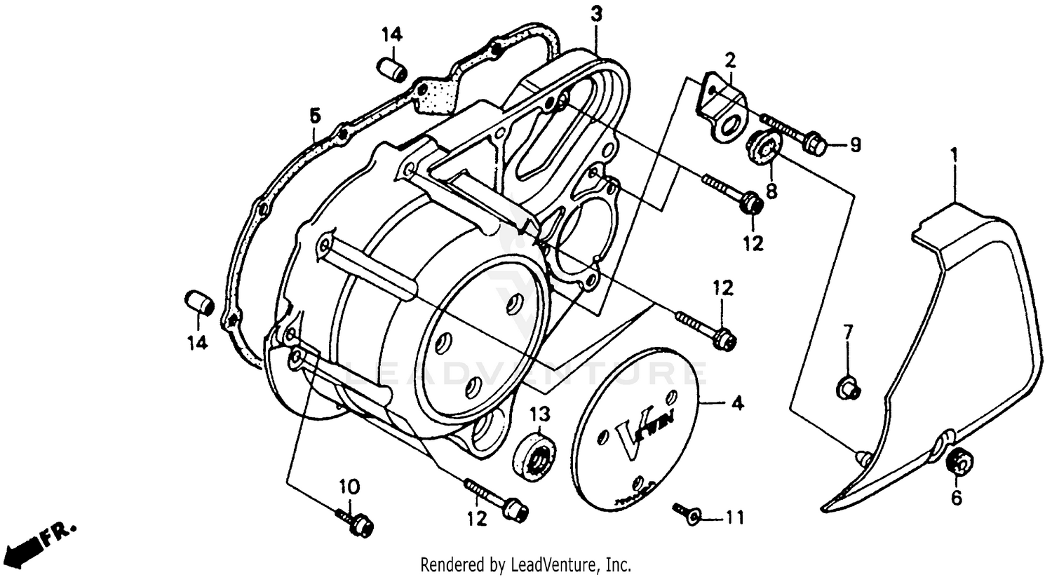 LEFT CRANKCASE COVER
