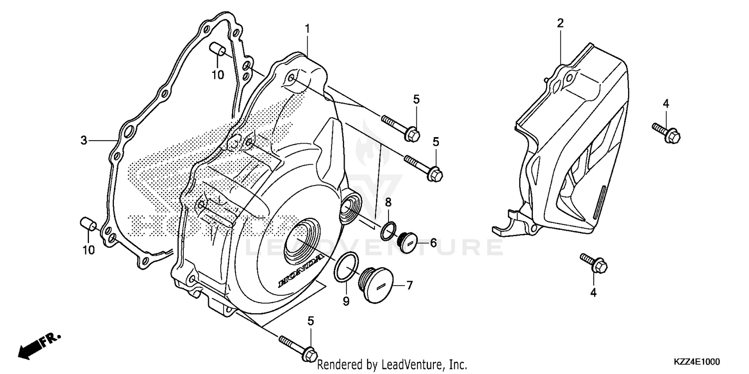 LEFT CRANKCASE COVER