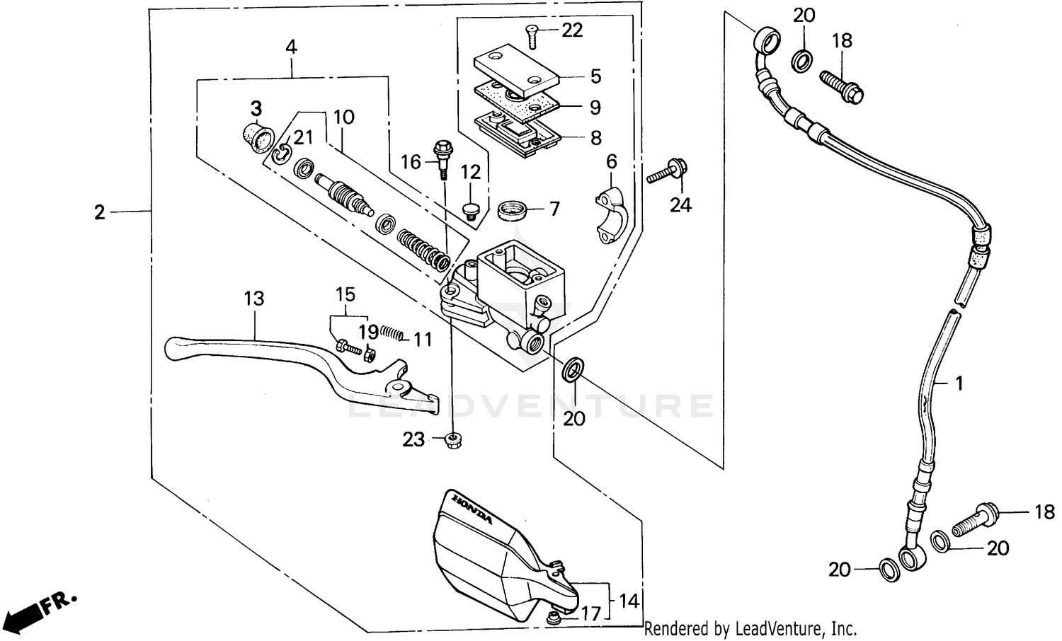 FRONT BRAKE MASTER CYLINDER