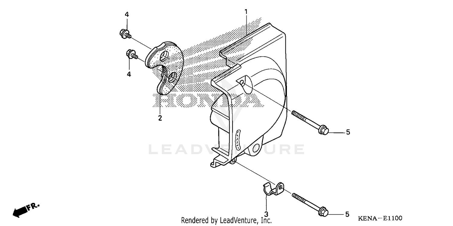 LEFT REAR CRANKCASE COVER