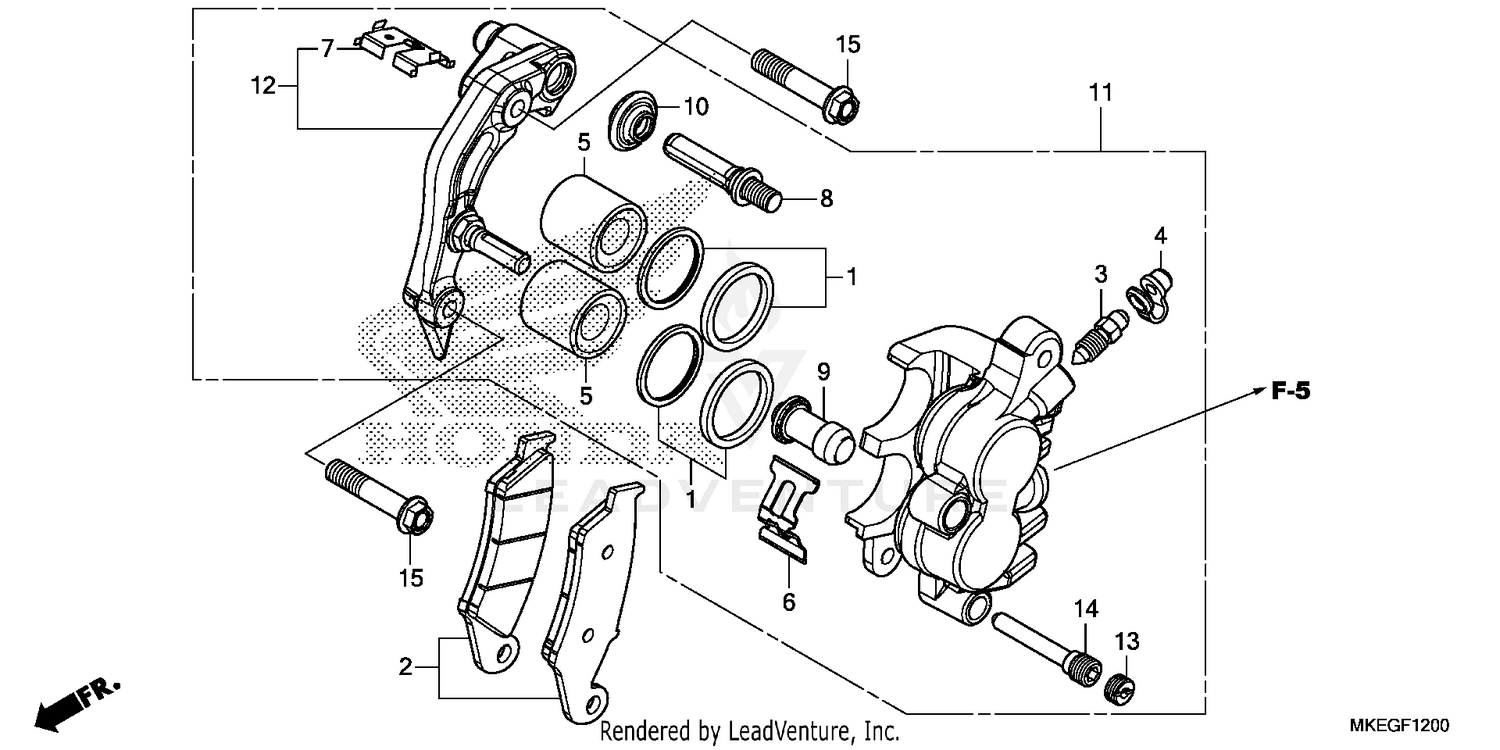 FRONT BRAKE CALIPER