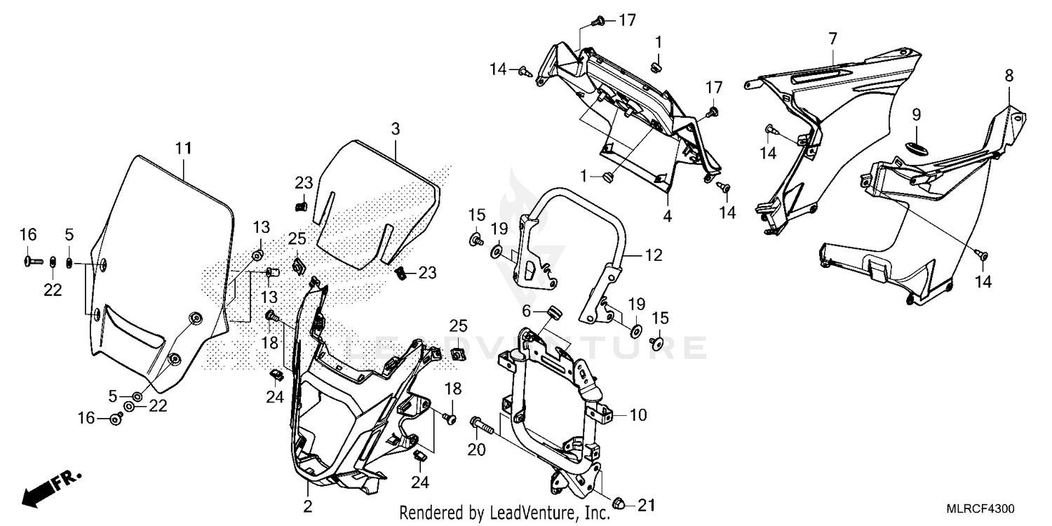 UPPER COWL@WINDSCREEN