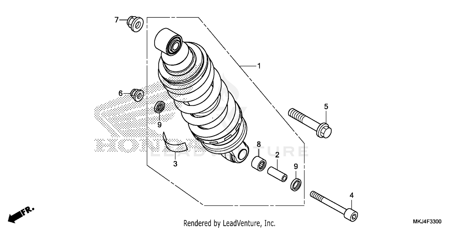 REAR SHOCK ABSORBER