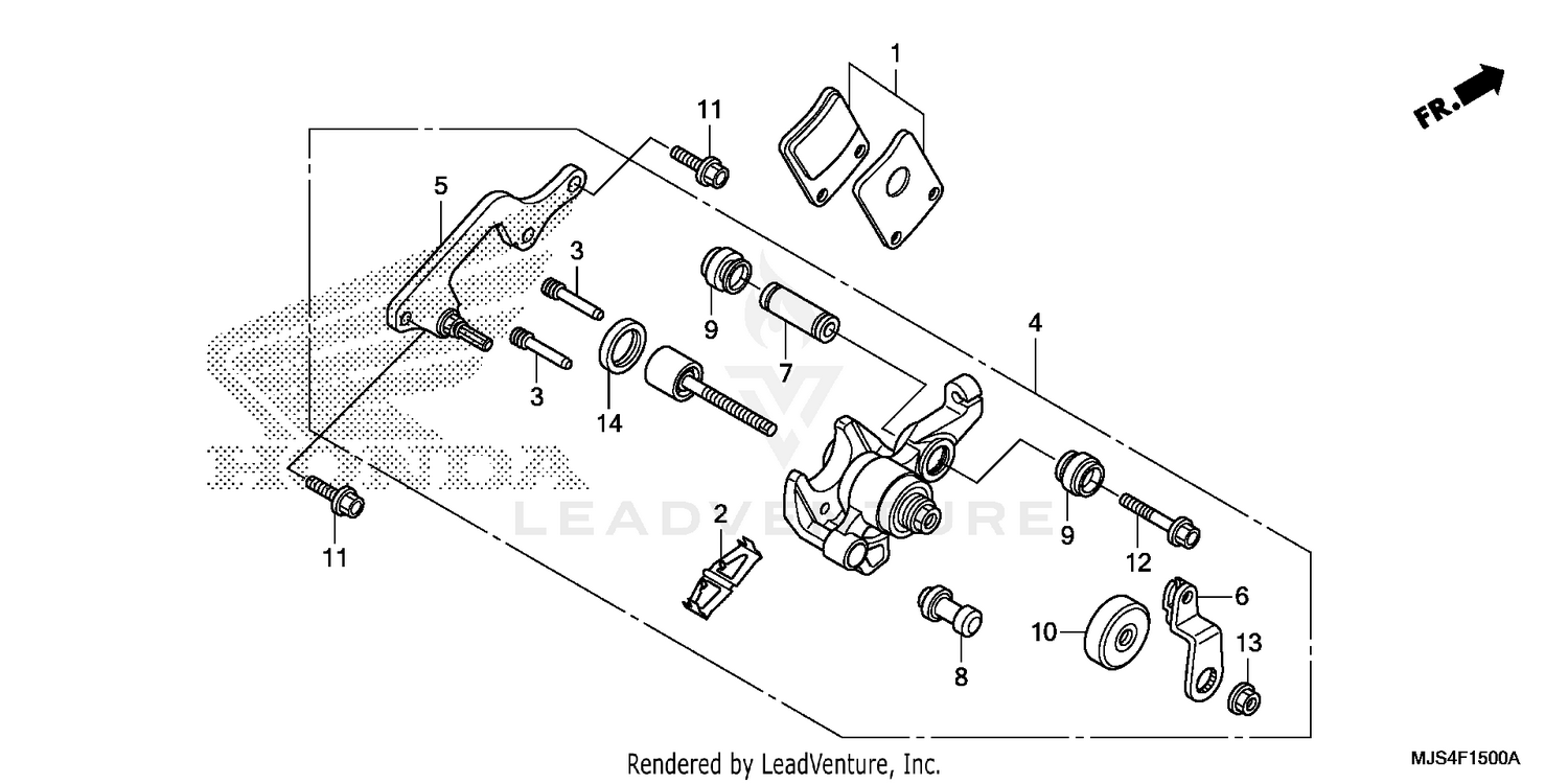 PARKING BRAKE CALIPER