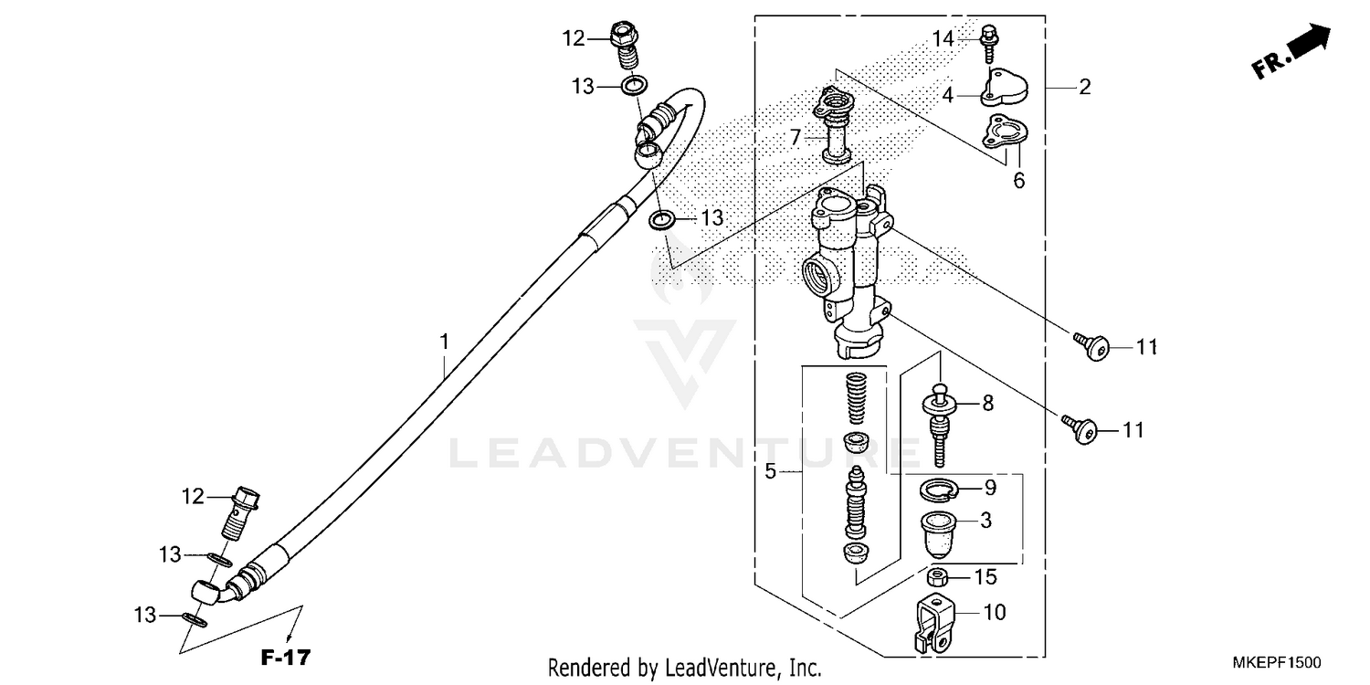 REAR BRAKE MASTER        CYLINDER