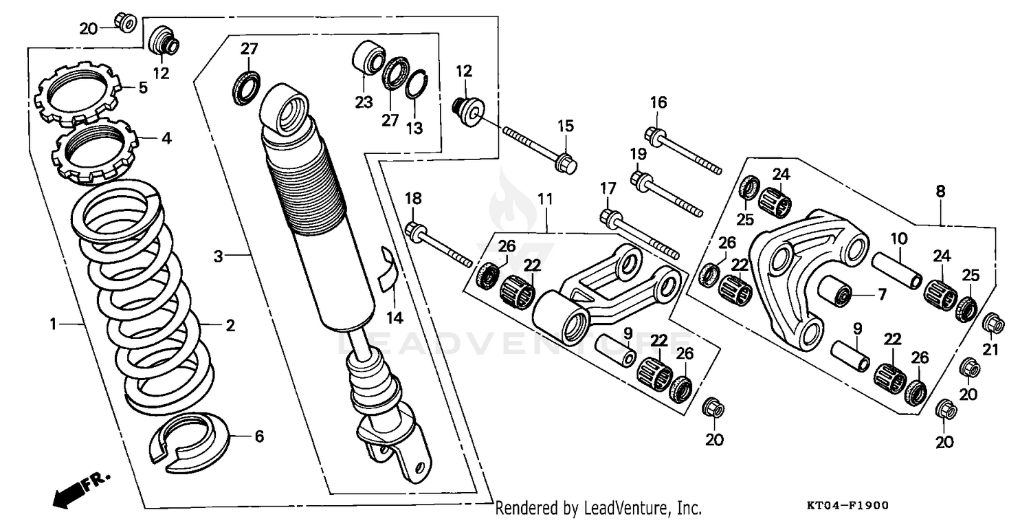 REAR SHOCK ABSORBER