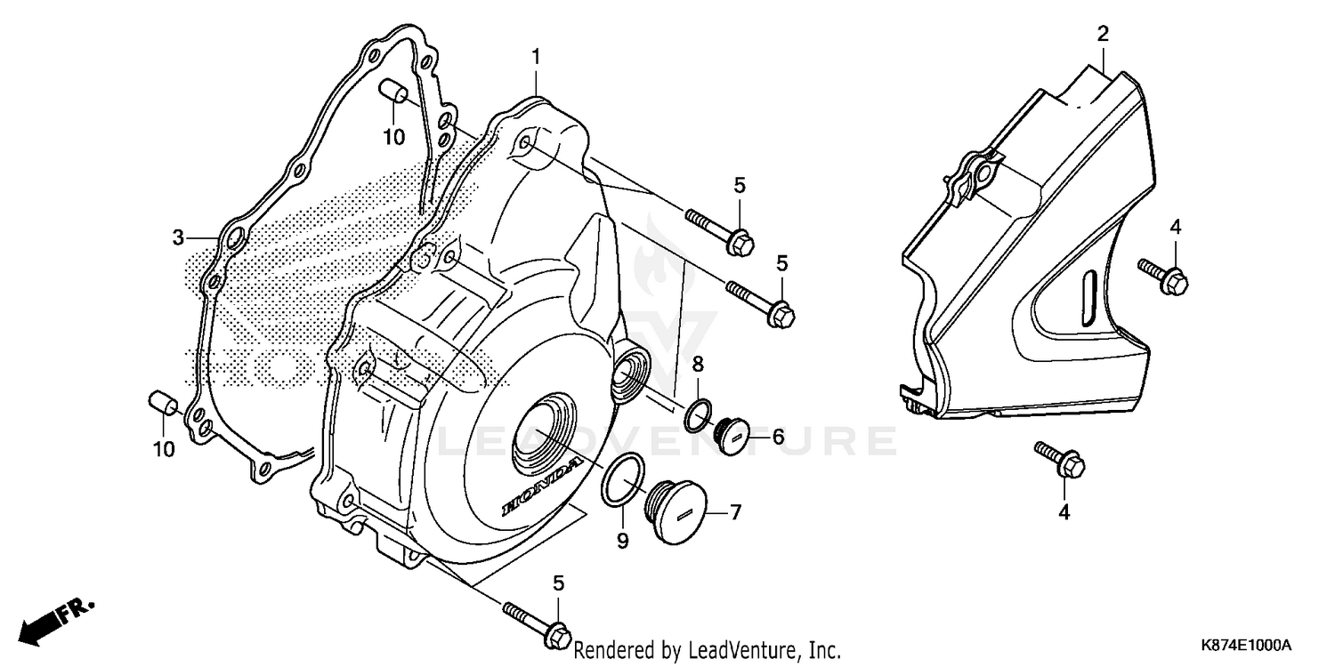 LEFT CRANKCASE COVER