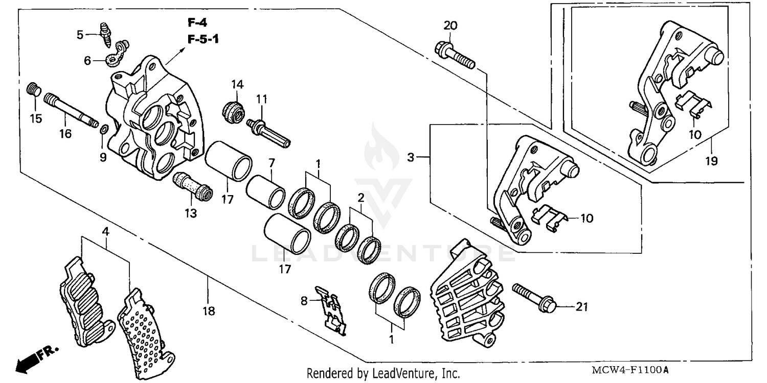 RIGHT FRONT BRAKE CALIPER