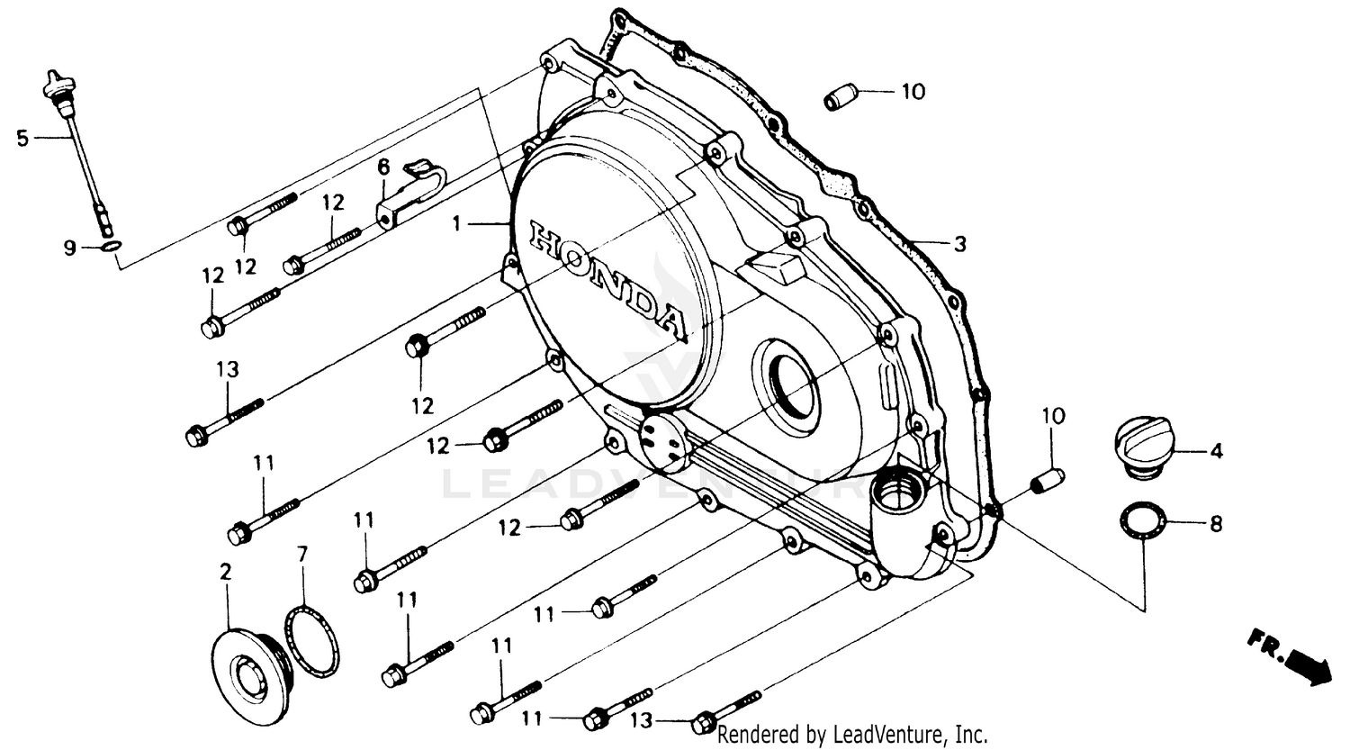 RIGHT CRANKCASE COVER