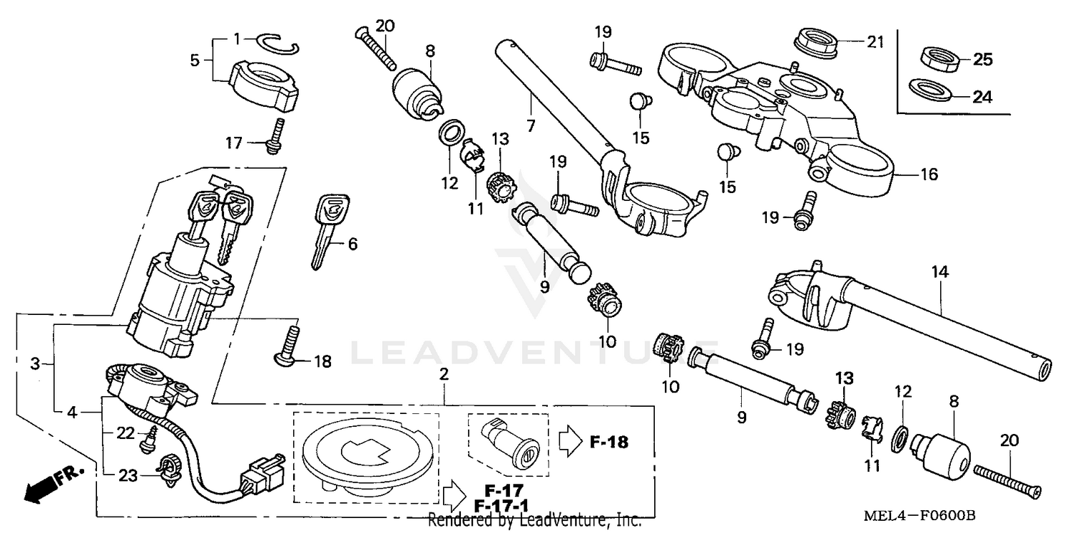 HANDLEBAR + TOP BRIDGE