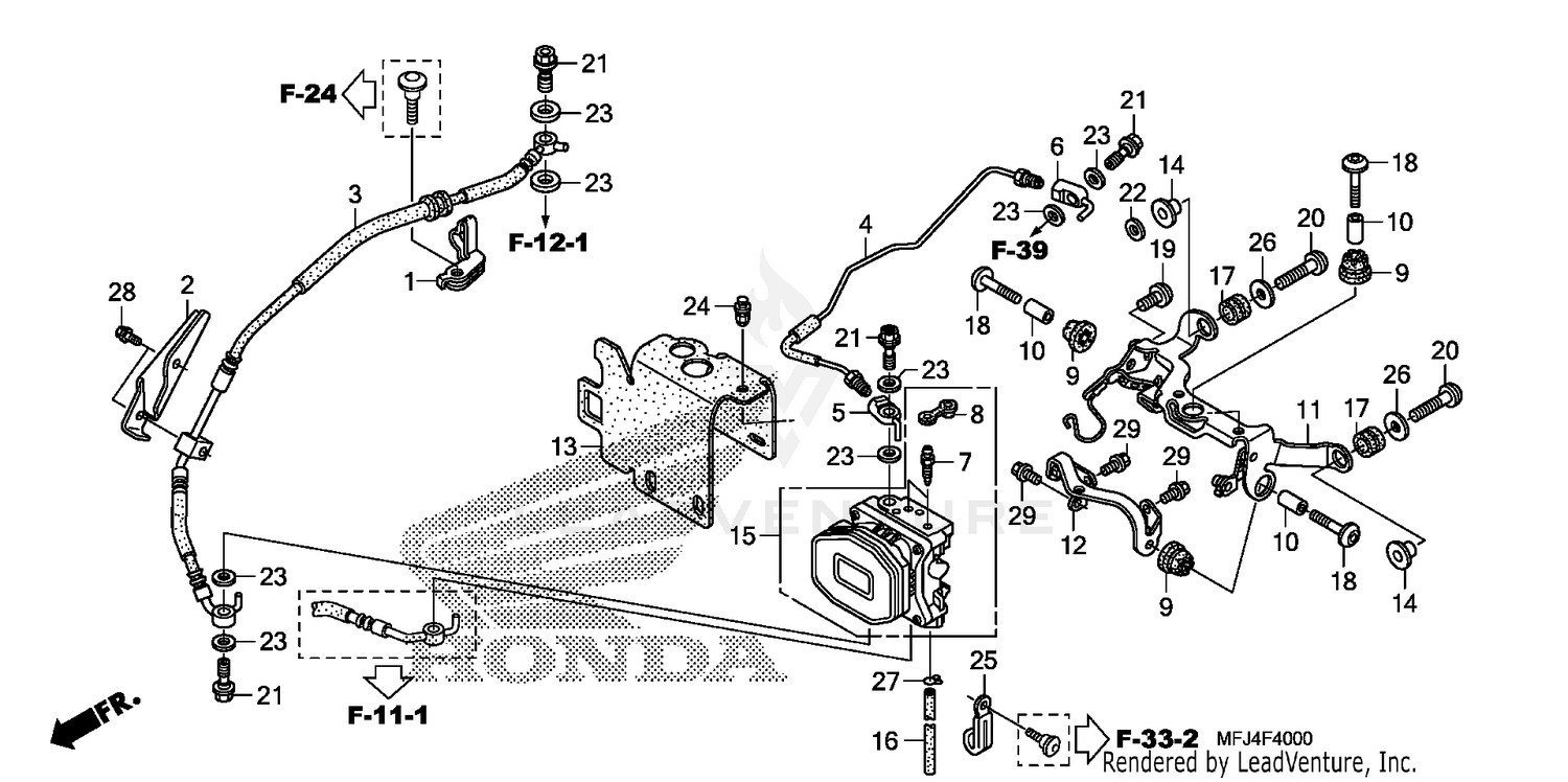 REAR VALVE UNIT (CBR600RA)