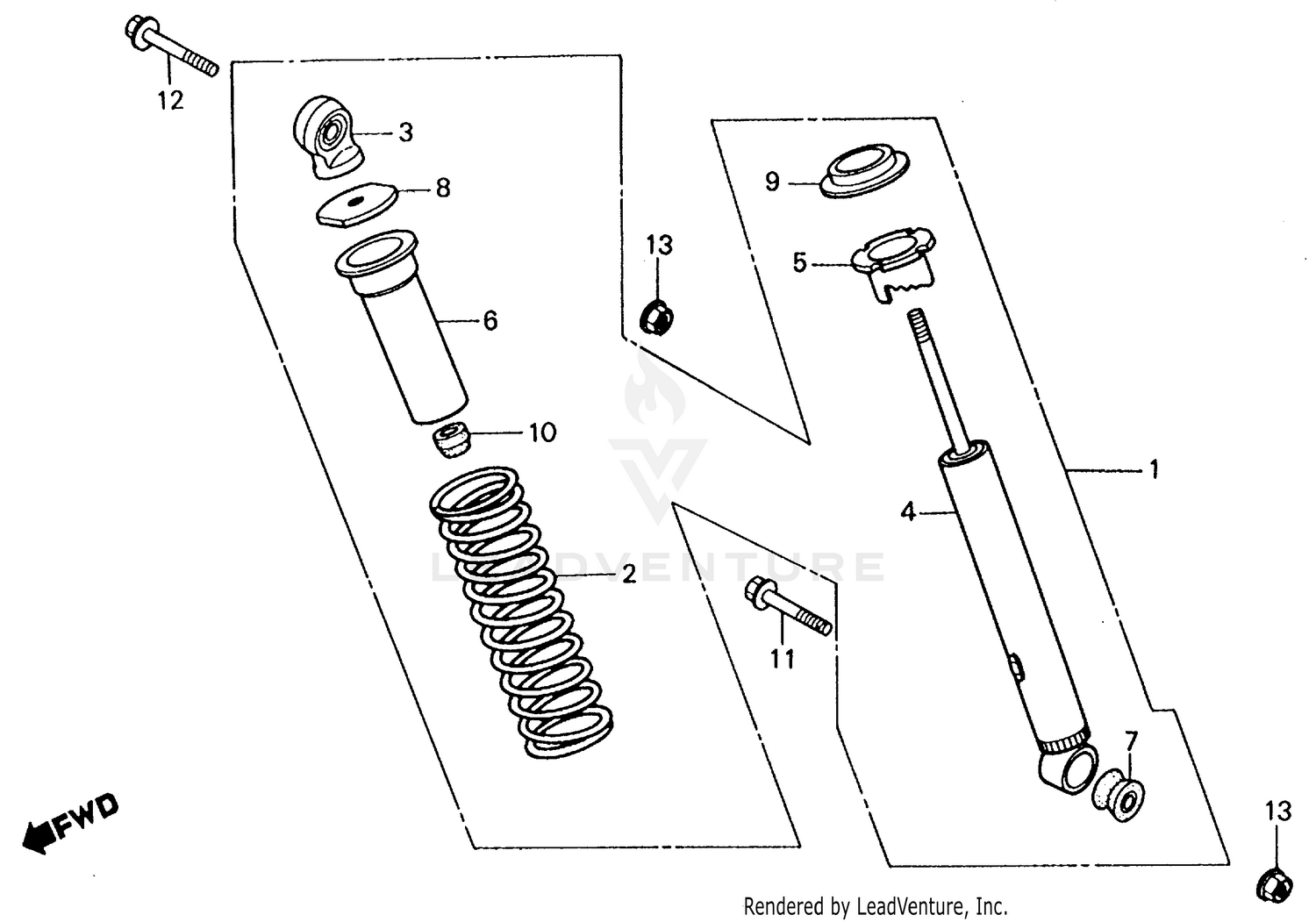 REAR SHOCK ABSORBER