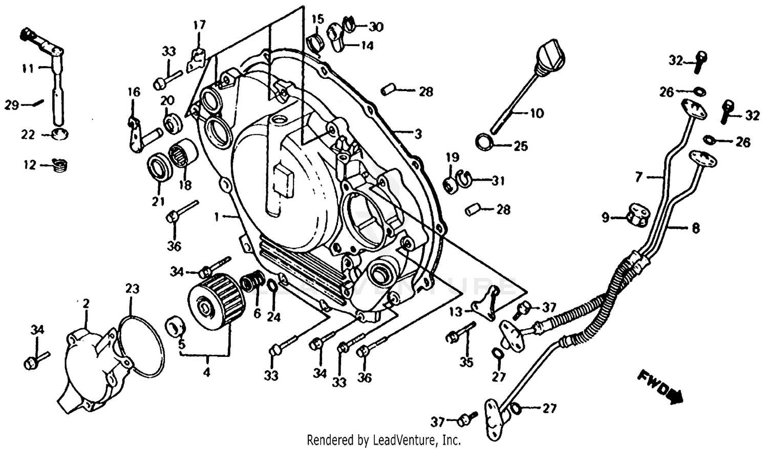 RIGHT CRANKCASE COVER